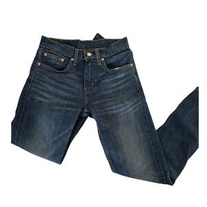 Levi's 512 Slim Taper Fit Dark Wash Denim Jeans W28 L30 Men's (Actual‎ 26x28)